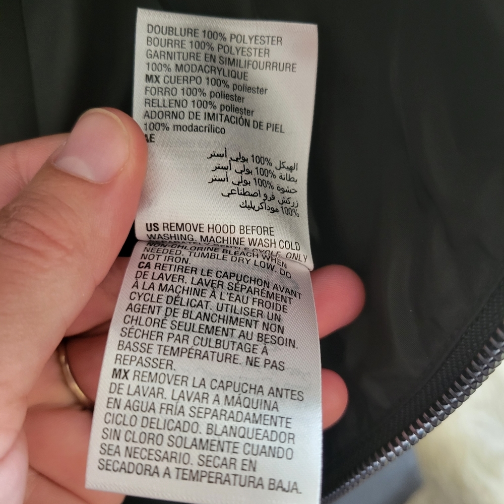 INC International Concepts | NEW Black Puffer Jacket Medium - Picture 4 of 9